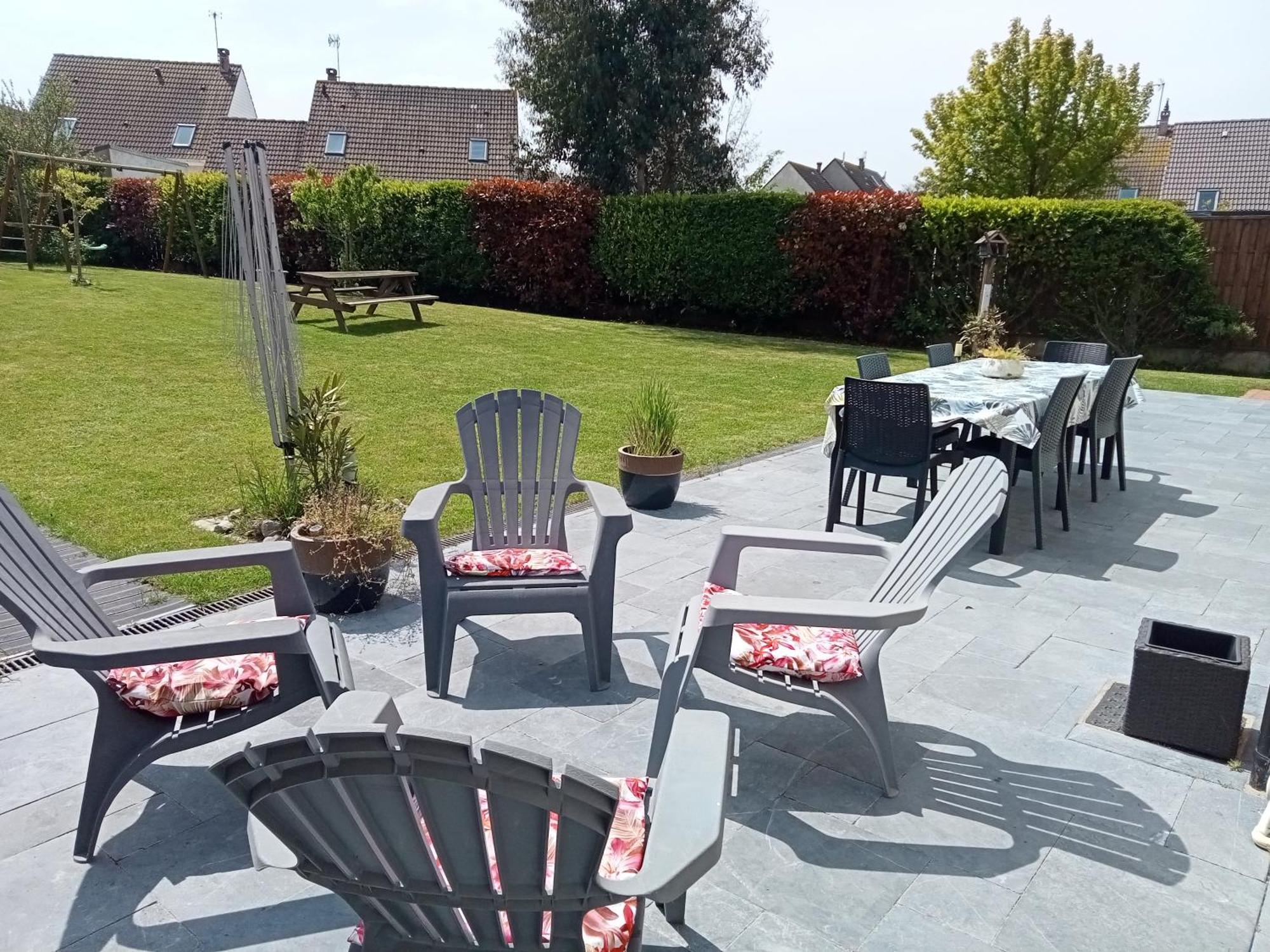 Soleil D'Opale Et Son Grand Jardin Villa Wimereux Exterior foto